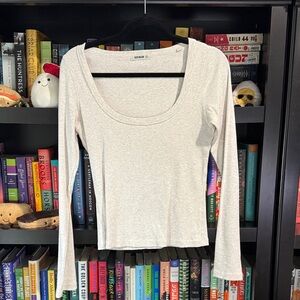 Buck Mason Scoop Neck Long Sleeve